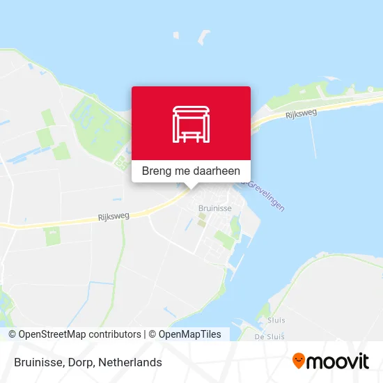 Bruinisse, Dorp kaart