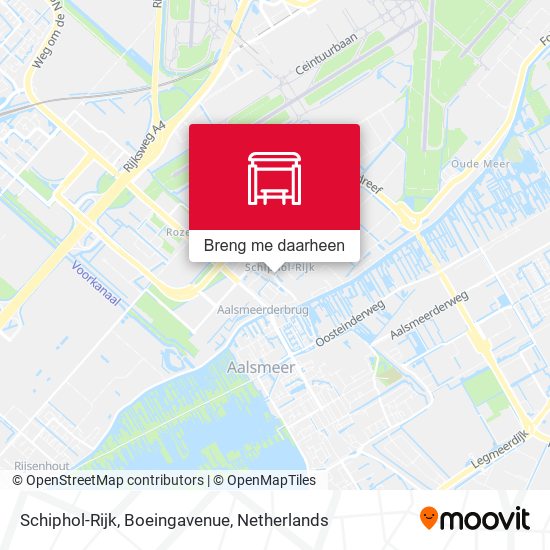 Schiphol-Rijk, Boeingavenue kaart