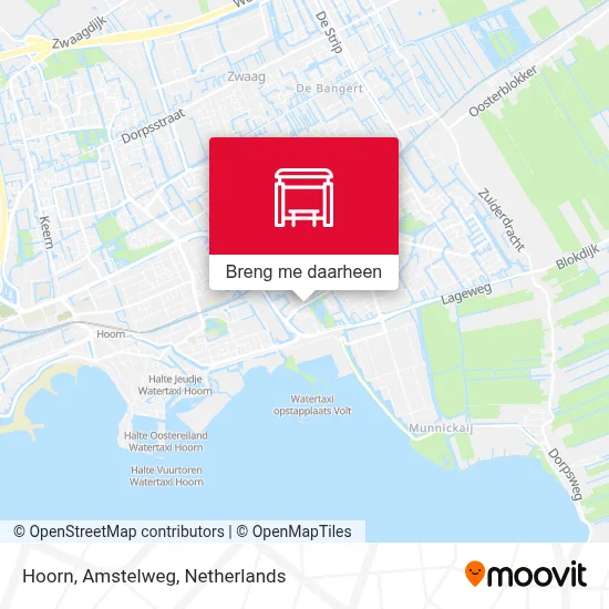 Hoorn, Amstelweg kaart