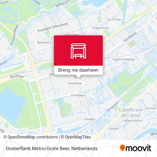 Oosterflank Metro/Grote Beer kaart