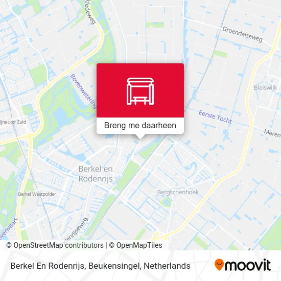 Berkel En Rodenrijs, Beukensingel kaart