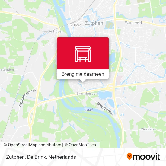 Zutphen, De Brink kaart