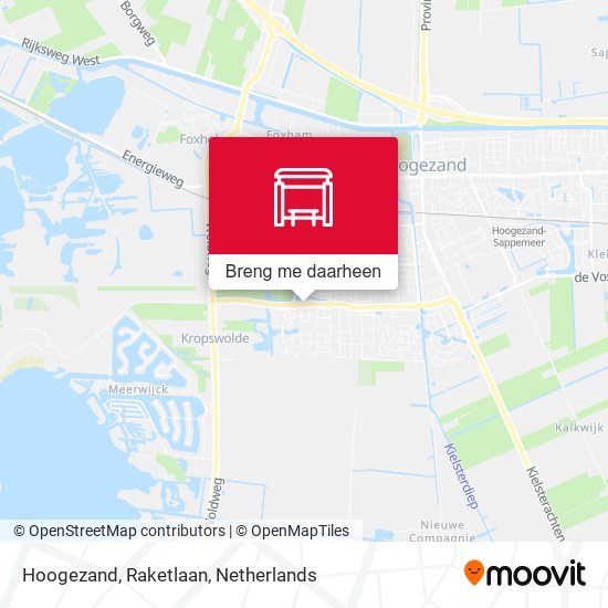 Hoogezand, Raketlaan kaart