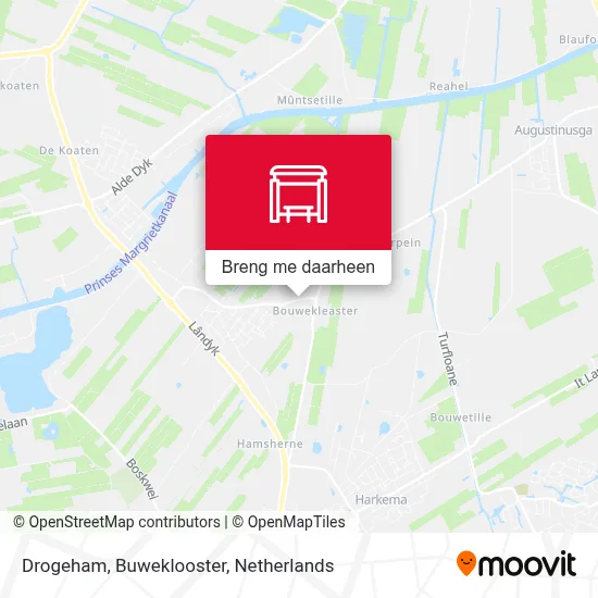 Drogeham, Buweklooster kaart