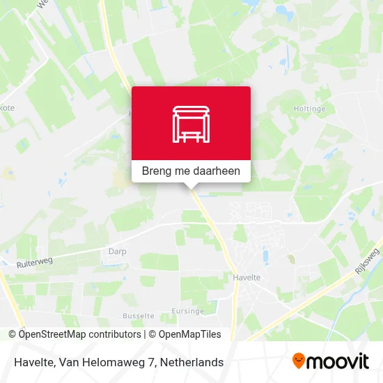 Havelte, Van Helomaweg 7 kaart
