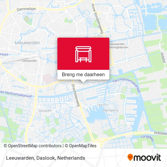 Leeuwarden, Daslook kaart