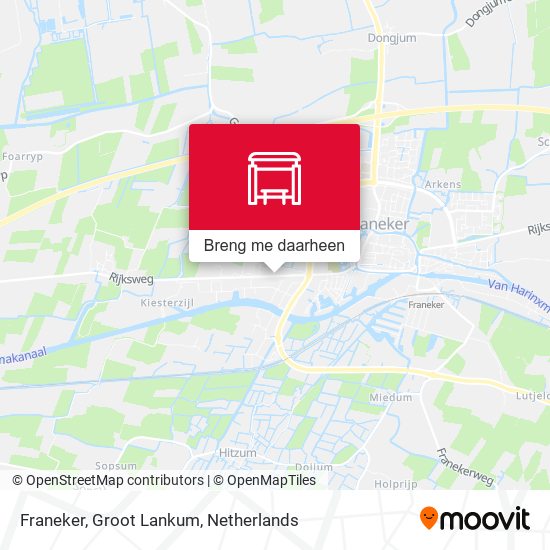 Franeker, Groot Lankum kaart