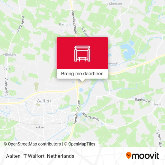 Aalten, 'T Walfort kaart