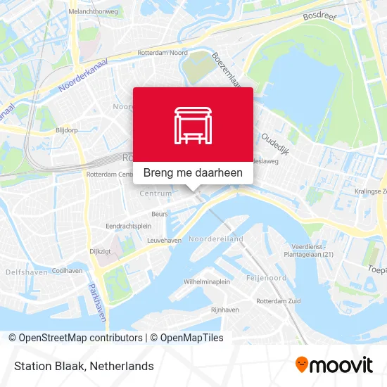 Station Blaak kaart