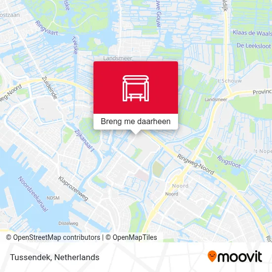 Tussendek kaart