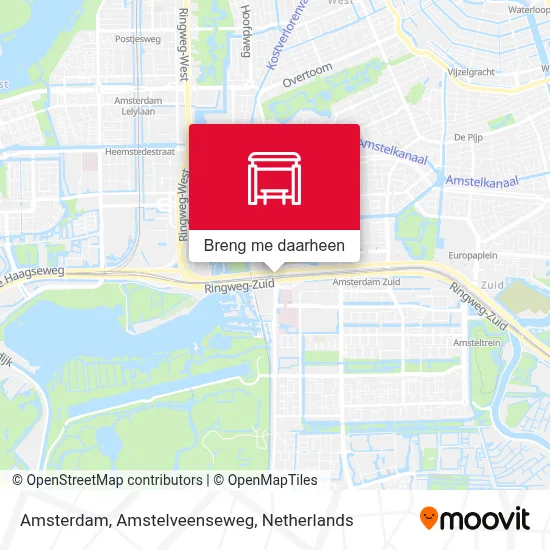 Amsterdam, Amstelveenseweg kaart