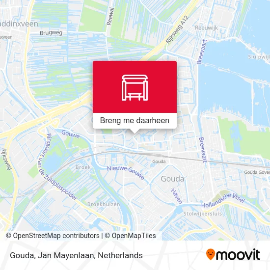 Gouda, Jan Mayenlaan kaart