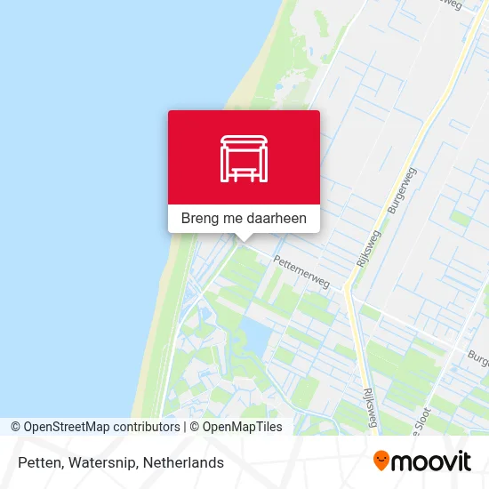 Petten, Watersnip kaart