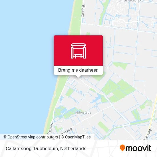 Callantsoog, Dubbelduin kaart