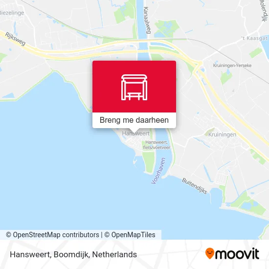 Hansweert, Boomdijk kaart