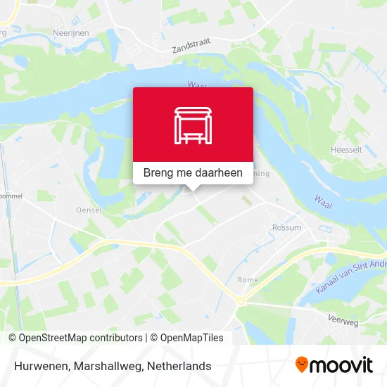 Hurwenen, Marshallweg kaart