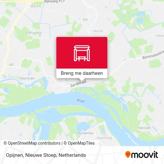 Opijnen, Nieuwe Stoep kaart