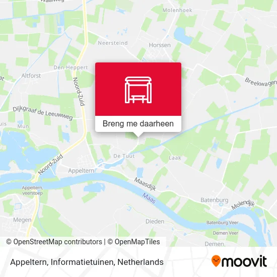 Appeltern, Informatietuinen kaart