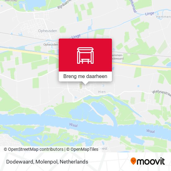 Dodewaard, Molenpol kaart