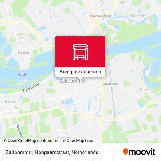 Zaltbommel, Hoogaarsstraat kaart