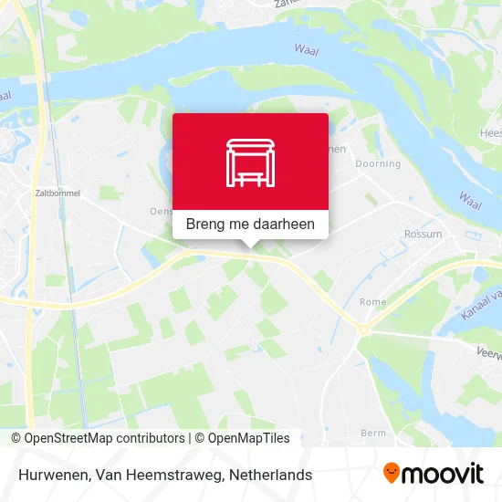 Hurwenen, Van Heemstraweg kaart