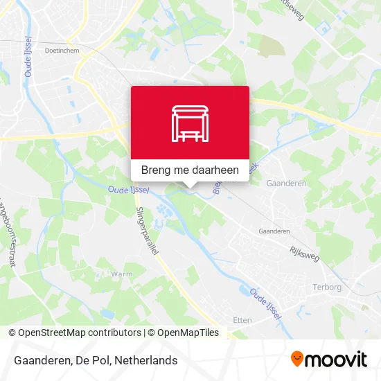 Gaanderen, De Pol kaart