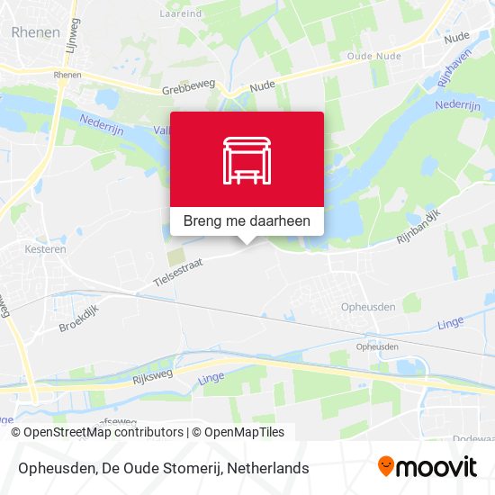 Opheusden, De Oude Stomerij kaart