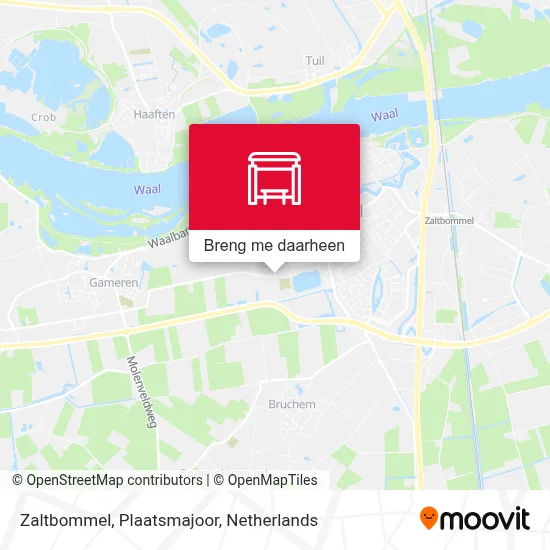 Zaltbommel, Plaatsmajoor kaart