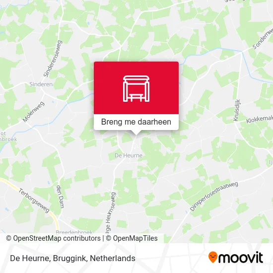 De Heurne, Bruggink kaart