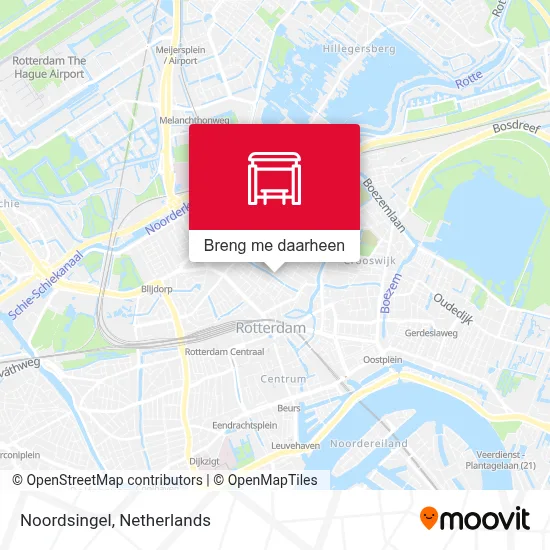 Noordsingel kaart