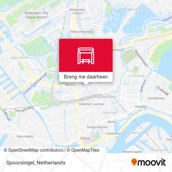 Spoorsingel kaart