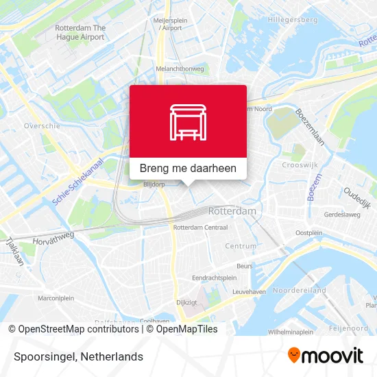 Spoorsingel kaart