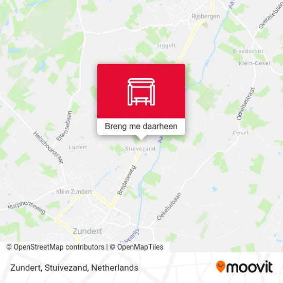 Zundert, Stuivezand kaart