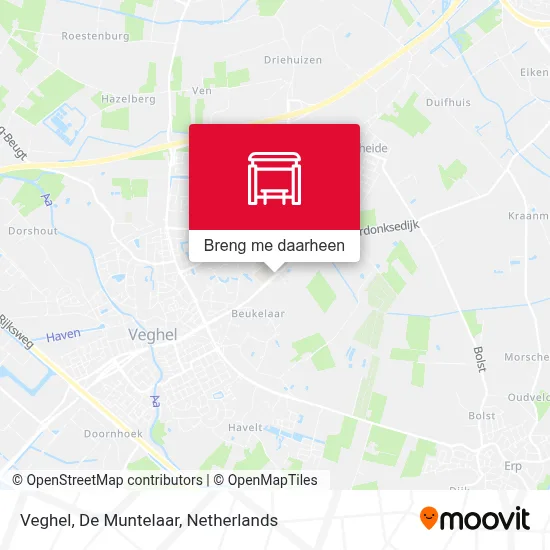 Veghel, De Muntelaar kaart