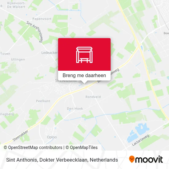 Sint Anthonis, Dokter Verbeecklaan kaart