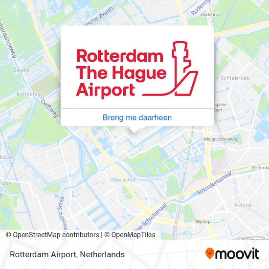 Rotterdam Airport kaart