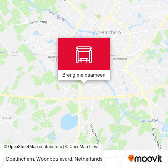 Doetinchem, Woonboulevard kaart