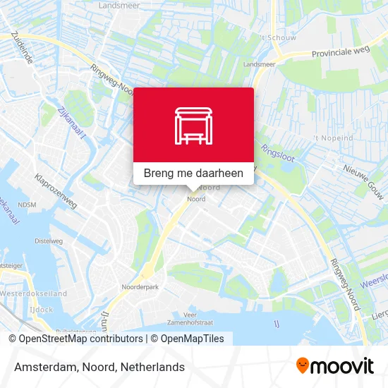 Amsterdam, Noord kaart