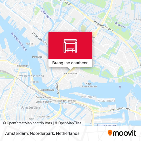 Amsterdam, Noorderpark kaart