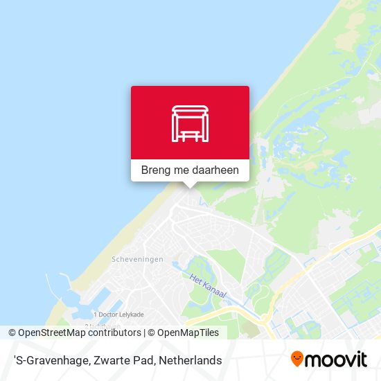 'S-Gravenhage, Zwarte Pad kaart