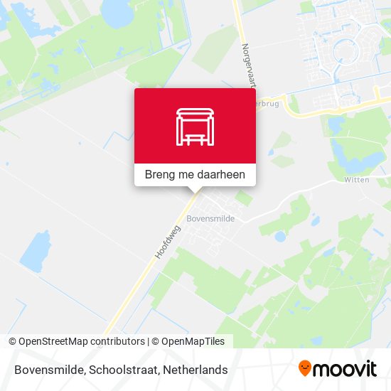 Bovensmilde, Schoolstraat kaart