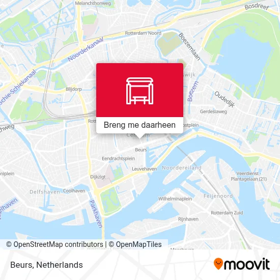 Beurs kaart