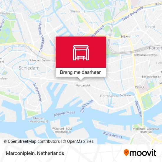 Marconiplein kaart