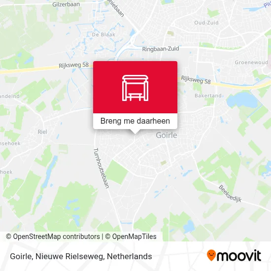 Goirle, Nieuwe Rielseweg kaart