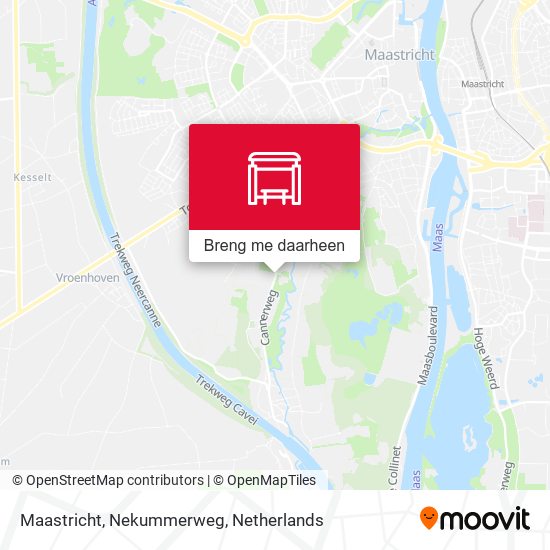 Maastricht, Nekummerweg kaart