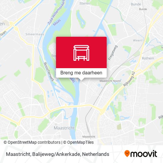 Maastricht, Balijeweg / Ankerkade kaart