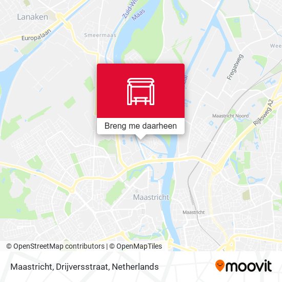 Maastricht, Drijversstraat kaart