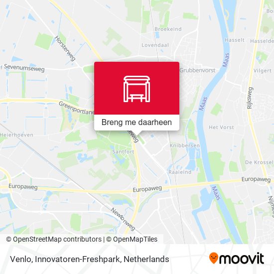 Venlo, Innovatoren-Freshpark kaart