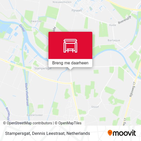 Stampersgat, Dennis Leestraat kaart
