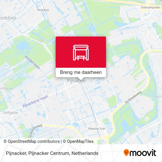 Pijnacker, Pijnacker Centrum kaart